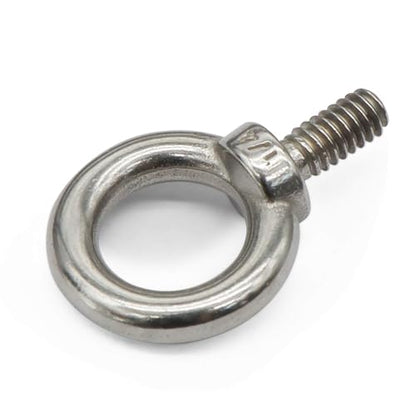 4 Packs 1/4"-20 Eye Bolts, 316 Stainless Steel Marine Grade Shoulder Eye Bolts, UNC Standard Threaded Lifting Ring