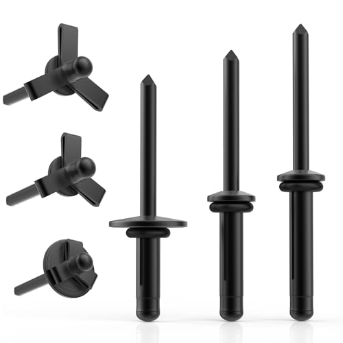60Pcs Tri-Fold Rivets, Tri Grip Aluminum Pop Blind Rivets - size: 60P