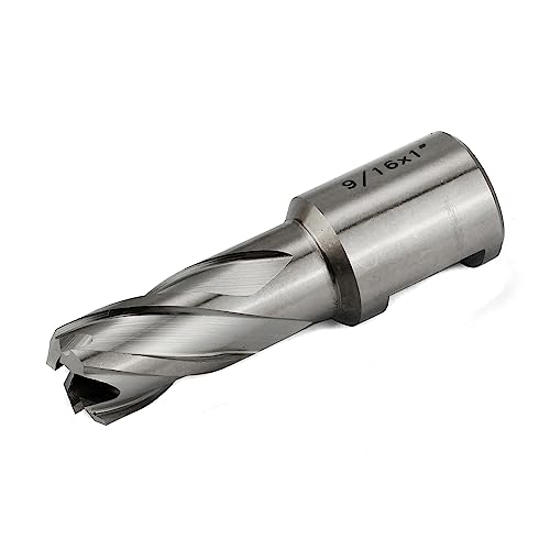 OSCARBIDE 9/16" x 1" HSS Annular Cutter 3/4" Weldon Shank Mag Drill Bit