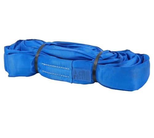 2 Pack 6 ft Blue Polyester Endless Round Sling 21200 LBS Vertical Capacity | 17000 LBS Choker | 42400 LBS Basket | Heavy Duty Endless Sling for Wrecker Recovery, Lifting & Towing - color: Blue - Vertical Capacity: 21,200 lbs., size: 6 Feet, style: 2 - Pac