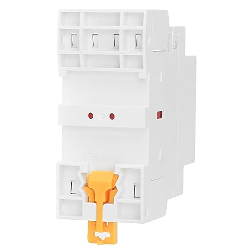 BAOMAIN 24V AC 4-Pole 20A Modular Contactor, 3NO1NC, DIN Rail Mount