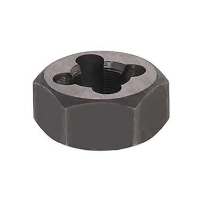 Utoolmart Hex Rethreading Die, M10 x 0.5 Pitch, Carbon Steel Thread Die, Hex Rethreading Die Machine Thread Die, Hexagon Taper Pipe Die, 1 Pcs - size: M10×0.5 Fine Teeth