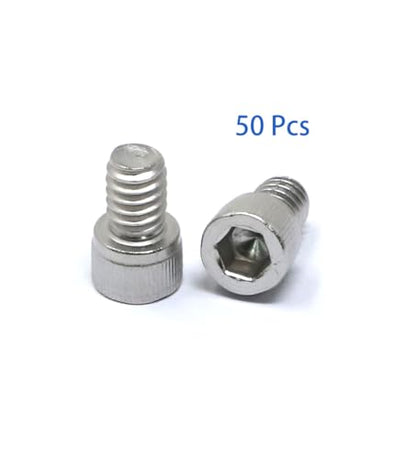 iexcell 50 Pcs 1/4-20 x 3/8" Stainless Steel 304 Hex Socket Head Cap Screws Bolts Kit - size: 1/4-20 x 3/8" ( Fully Threaded )