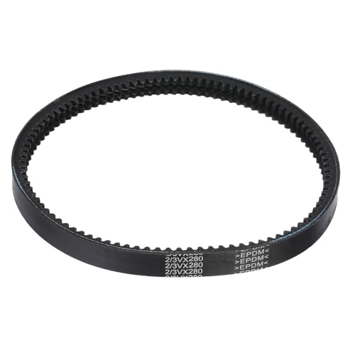 uxcell 2/3VX280 EPDM V-Belt, 2 Banded, 28" Outer Circ x 0.79" W x 0.39" Thk - size: 2/3VX280