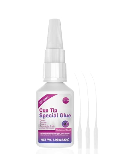 30ml Pool Cue Tip Glue - Quick-Drying Billiard Cue Tip Repair Tool - size: Pool Cue Tip Glue