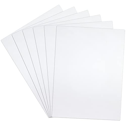 Zuvas Black ABS Plastic Sheet 12" x 16" x 0.06" 6 Pack, DIY Materials - color: white, size: 12" * 16" * 1.5mm