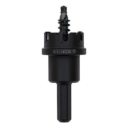 Greenlee 625-1-1/8 Durable One-Piece Carbide-Tipped Hole Cutter for 3/4" Conduit, 7/8" Stainless Steel Metal Cutting Hole Saw with Tungsten Carbide Teeth - size: 1-1/8-Inch