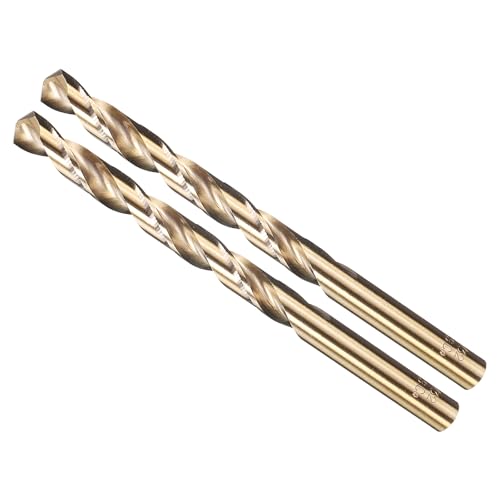 METALLIXITY Drill Bit (9/32") M35 5% Cobalt High-Speed Steel 135° 2Pcs - size: 9/32"