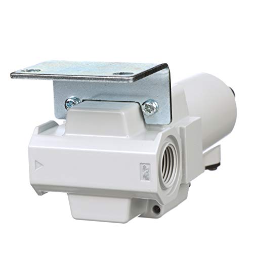 PneumaticPlus SAFM300-N03BD-MEP Coalescing Filter 3/8" NPT, 0.1 Micron - size: 3/8" NPT, style: Metal Bowl - Auto Drain