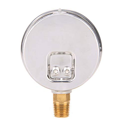 MEASUREMAN Lead-Free Pressure Gauge, 2-1/2inch Dial, Glycerin Filled, 0-160psi/kpa, Stainless Steel Case, 1/4inchNPT Lower Mount - size: 0-160 psi, style: Lower Mount(Lead-Free)