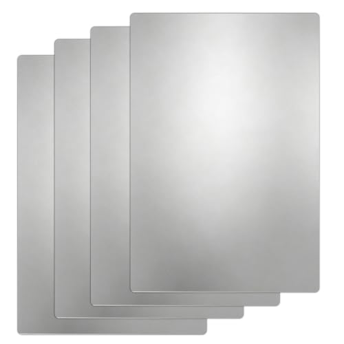 4 Pcs 19 Gauge Cold-Rolled Steel Plates,12"X8" Sheet Metal Cold Rolled - size: 12"x8", 19 Gauge