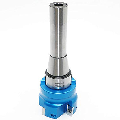 2.5 Inch Face Milling Cutter Aluminum 400R 63MM CNC End Milling Cutter Holder + R8-FMB22 Shank Face Shell Mill Arbor + 4pcs APKT1604 Carbide Inserts + 8mm Hexagon Wrench + T15 Wrench CNC Machine Tools - style: AL 400R 63-22 (2.48 Inch)