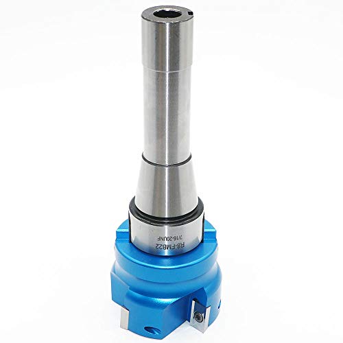 2.5 Inch Face Milling Cutter Aluminum 400R 63MM CNC End Milling Cutter Holder + R8-FMB22 Shank Face Shell Mill Arbor + 4pcs APKT1604 Carbide Inserts + 8mm Hexagon Wrench + T15 Wrench CNC Machine Tools - style: AL 400R 63-22 (2.48 Inch)