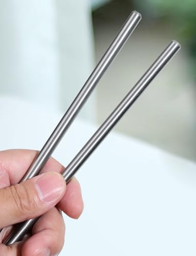 2 PCS 8mm(5/16") Dia 12" Length 304 Stainless Steel Rods SS Metal Rods - size: 8mm（5/16inch）