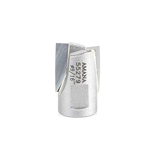 Amana Tool - (55279) Carbide Tipped Mortising Screw Down Shear Cutter 9/16 Dia x 9/16" x 1/4-28 Thread - size: 9/16" x 1/4-28 Thread