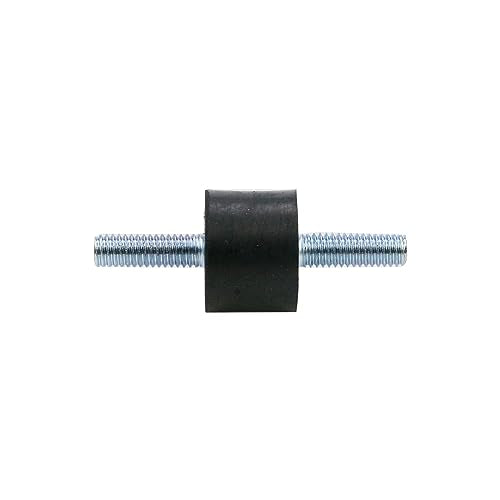 MY MIRONEY 4PCS 20 x 15mm Rubber Isolator Mounts with M6 x 18mm Studs - size: M6 x 18mm;20 x 15mm (Double Studs)