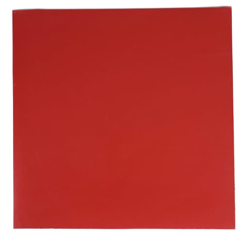 Neoprene Rubber Sheet Solid Rubber Strips Roll Mat PadInsulation High Temperature Rsistant for DIY Gaskets, Pads, Sealing, Cushion (Red, 12" X 12" X 1/16" (.062")) - color: Red, size: 12" X 12" X 1/16" (.062")