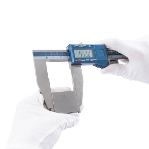 Dasqua 0-12"/300mm Heavy Duty Long Jaw Absolute Origin Digital Caliper, IP54 Stainless Steel Electronic Measuring Tool, in/mm Conversion, Accurary ±0.002"/0.04mm, Resolution 0.0005"/0.01mm - size: Heavy Duty 12"