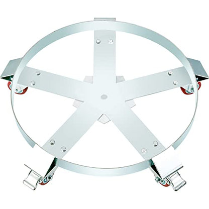 VEVOR 55 Gal Heavy Duty Drum Dolly 1250lbs Load Capacity Barrel Dolly Cart - size: 1 PC, style: 5 Swivel