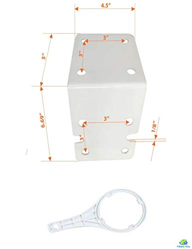 CFS Whole House Water Filter Housing Mounting Bracket & Wrench, 10" & 20"