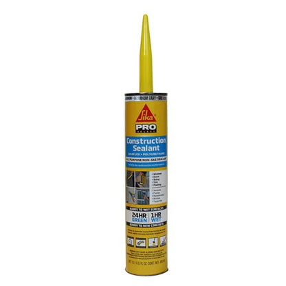 SIKA Sikaflex All-Purpose Construction Sealant, Aluminum Gray, 10.1 fl oz - color: Aluminum Gray