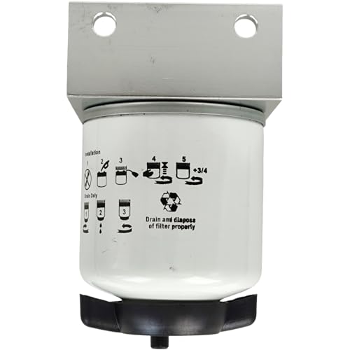 XYZIL Fuel Filter w/Mounting Head 6667353 6667352 Compatible with Bobcat 453 463 553 653 751 753 763 773 853 7753 S100 S130 S150 S185 S205 S770 Excavator 220 225 231 E08 E10 E14 Loader T110 T140 T180