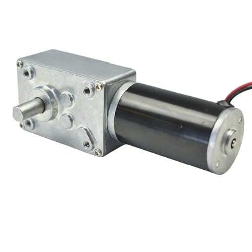 CHANCS 12V 10RPM DC Turbo Worm Motor Self-Locking Reversible Motor Suitable for Massage Machines,Intelligent Equipment - size: 10RPM