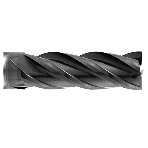 SPEED TIGER Micrograin Carbide Square End Mill - 4 Flute - ISE3/8 4T (5 Pieces, 3/8") - for Milling Alloy Steels, Hardened Steel, Metal & More – Mill Bits Sets for DIYers & Professionals