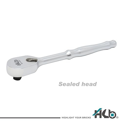 HB 65-Piece Socket Set, Dual 1/4" & 1/2" Sealed Head Ratchets & Rack - size: 65-Piece 1/4" & 1/2" Drive