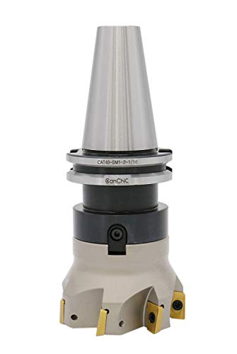 Accusize Industrial Tools Indexable Face Mill, 3 in, 7104-4518 - size: 3 in, style: with CAT40 Holder