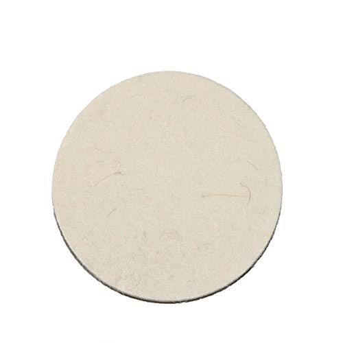 FPPO 3 inch 10pcs Sanding Pad Wool Felt Quick Change Discs,Surface Polishing Buffing Pads Wheel - size: 75 millimeters