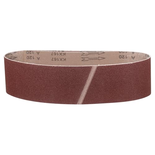 3 x 24 Inch Sanding Belts, 2 Pcs 120 Grit Belt Sander Paper - size: 3 x 24 Inch(120 Grit)
