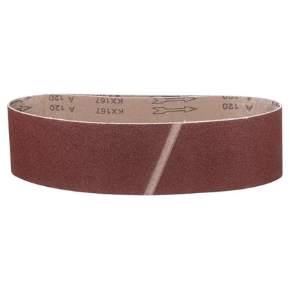 3 x 24 Inch Sanding Belts, 2 Pcs 120 Grit Belt Sander Paper - size: 3 x 24 Inch(120 Grit)