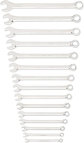 GEARWRENCH 30 Piece 12 Point SAE/Metric Combination Wrench Set | 81937 - size: 25 PC
