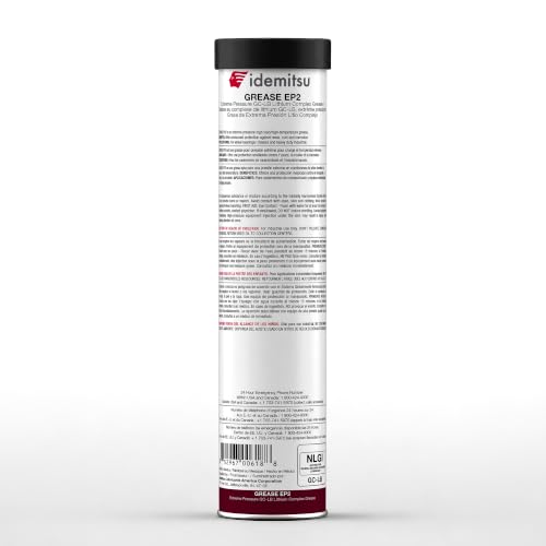 Idemitsu EP2 Red All Purpose Grease NLGI 2 – 14 oz Cartridge, 5 Pack - size: 5 Pack