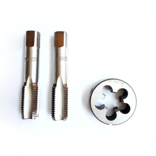 AtticZone M16 x 1.5 Metric Hand Thread Tap and Die Set, Right Hand - size: M16x1.5