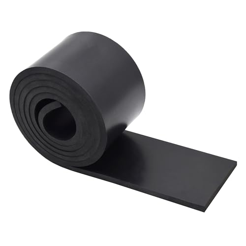 1/4 Inch Thick Neoprene Rubber Strips and Solid Rubber Rolls, Sheet for DIY Gasket, Warehouse, Pads, Seals, Weather Stripping, Flooring (3 Inch Wide, 5 Feet Long) - size: 1/4" x 3" x 5', style: Non-Adhesive Backing