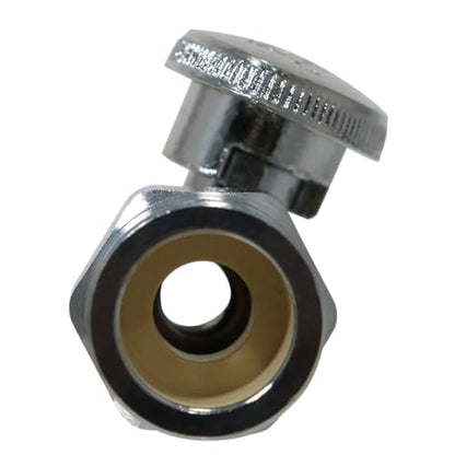 5 Pack XFITTING 3/8" OD Compression x 1/2" CPVC Straight Valve - size: .5" CPVC x .375" Straight
