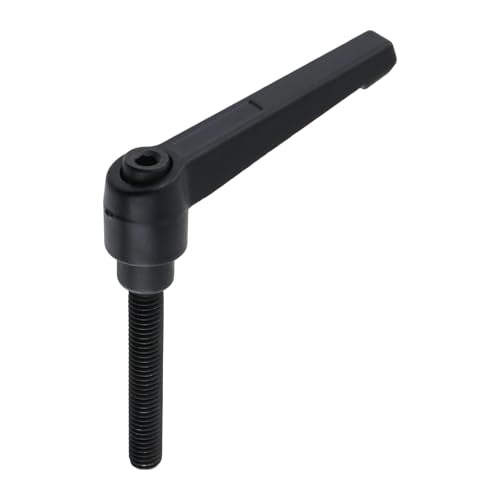 Clamping Lever Handles M8 x 50mm Push Button Ratchet Lever Male Threaded Stud Adjustable Handles Hand Knobs Rotating Screw Handles Bolts with Locking Lever -4pcs - size: M8 x 50mm