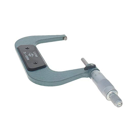 Utoolmart Outside Micrometer Metric 75-100mm 0.01mm Accuracy Metal Precision Measuring Tools for Machinist Engineer - size: 75-100mm