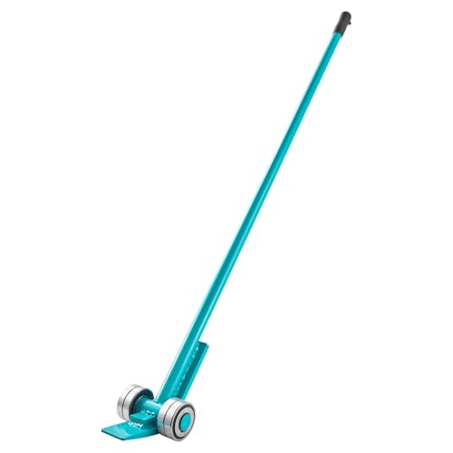 VEVOR Prylever Bar, 4T/8818LBS Load Capacity, 4.5FT Length Steel Handle Lever Dollyr with 2.8'' Wheels for Large Pallets, Heavy Items, Concrete Blocks, Heavy Duty Equipment Handling - size: 4T-4.7FT
