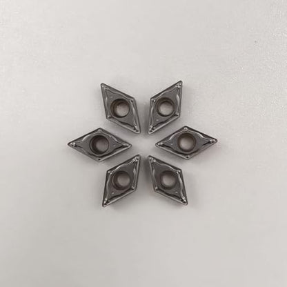 20PCS DCMT21.51 DCMT070204 Lathe Turning Inserts for Stainless SteelCR6011 - size: 1-20P-DCMT070204-MM-CR6011