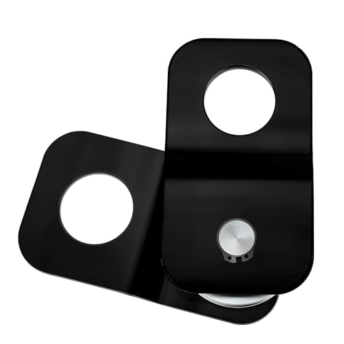 M MATI 8000 LBS Capacity Winch Snatch Block,Universal ATV UTV Heavy Duty Rope Pulley Block with Black Coating Fit for 3/16 to 5/16 inch Winch Cable