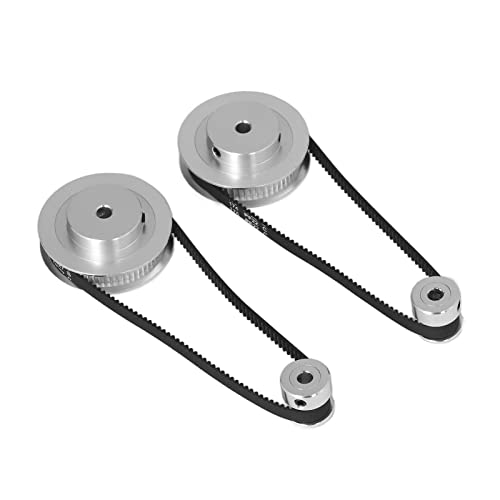 Synchronous Wheel Aluminum Timing Pulley Set 20 Teeth 60 Teeth with 280mm Length 6mm Width Timing Belt for 3D Printer(20t 5mm(0.2in) Plus 60t 8mm(0.31in)) 30 Teeth Htd Timing - color: 20t 5mm(0.2in) Plus 60t 8mm(0.31in)