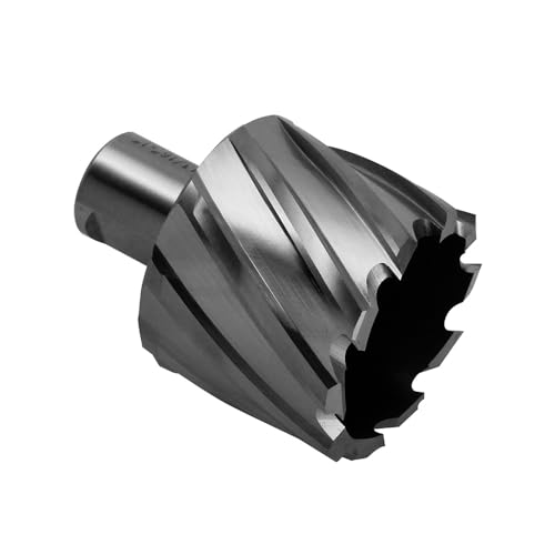 Annular Cutter JESTUOUS 1-13/16 Inch Cut Dia 3/4 Weldon Shank 1 Cut Depth