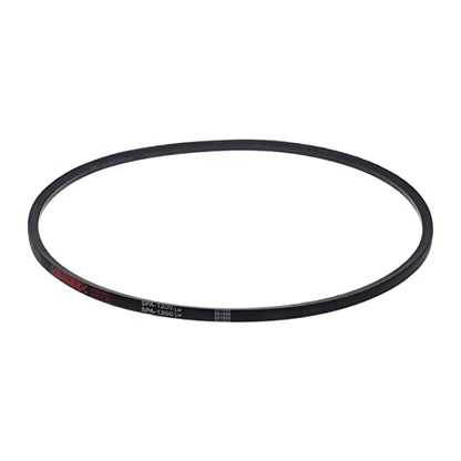 HARFINGTON SPA-1200 V-Belts Drive Belt 1200mm Pitch Girth 13mm Width 10mm Height Rubber for Power Transmission - size: 1200mm