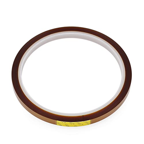 6mm x 33M (0.24" x 108ft) High Temperature Resistant Polyimide Tape - size: 6mm