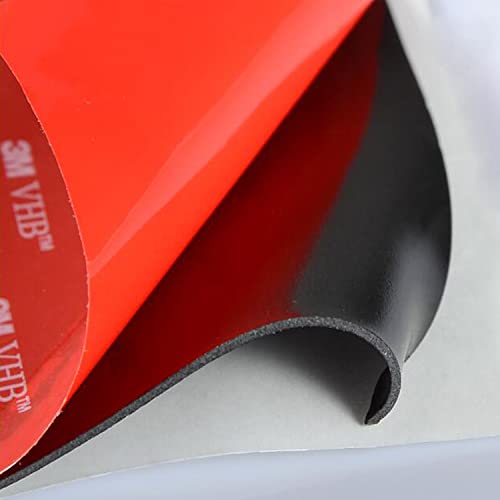 LONSHI Double Sided Mounting Tape, 5952 Heavy Duty Foam Adhesive 1/2" x15.4 FT for Indoor Outdoor, LED Strip Lights, Automotive Trim & Home Office Décor, Waterproof & Industrial Grade