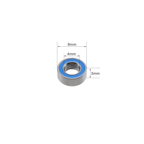 20pcs MR84-2RS Deep Groove Ball Bearings 4x8x3mm Miniature Bearing - size: 4x8x3mm