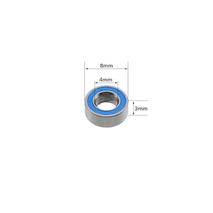 20pcs MR84-2RS Deep Groove Ball Bearings 4x8x3mm Miniature Bearing - size: 4x8x3mm